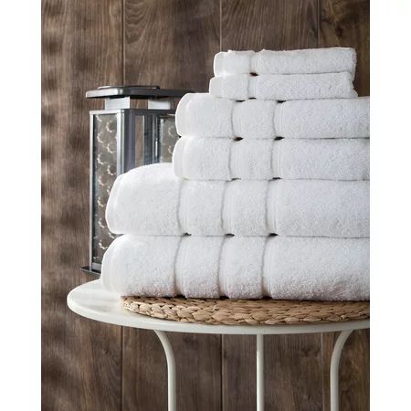 Luxury Turkish Cotton 4 PC Bath Towels Bundle (Includes 4 Hotel & Spa Grade Ultra Absorbent & Sof... | Walmart (US)