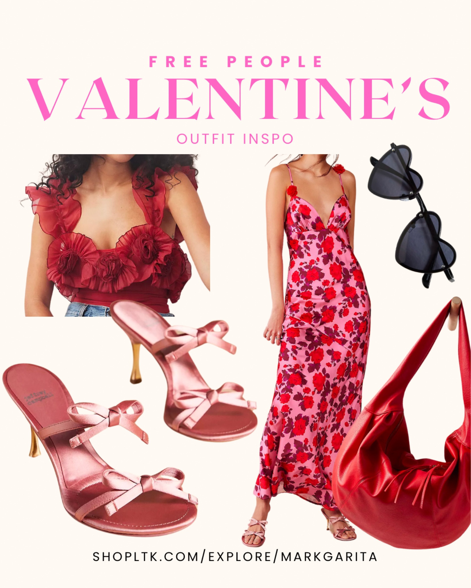 Best part of Valentine’s Day is dressing up in pink and red ♥️🫶🏼 

Free people Valentine’s Day outfit inspo, date night inspo, galentines outfits, red rosette top, red bodysuit, Jeffrey Campbell satin bow heels, pink and red dress, red bag, ootd, vday ootd, 

#LTKshoecrush #LTKstyletip #LTKGiftGuide