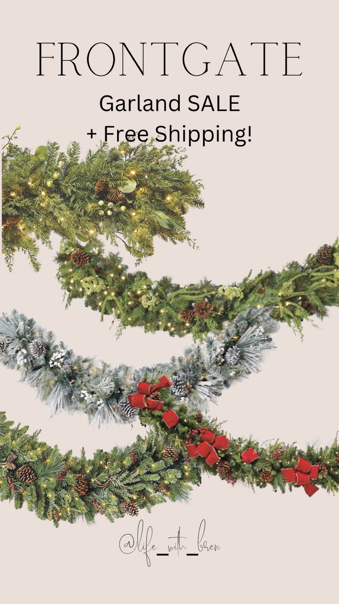 Front gate faux garland sale-free shpping

#LTKHoliday #LTKGiftGuide #LTKSeasonal