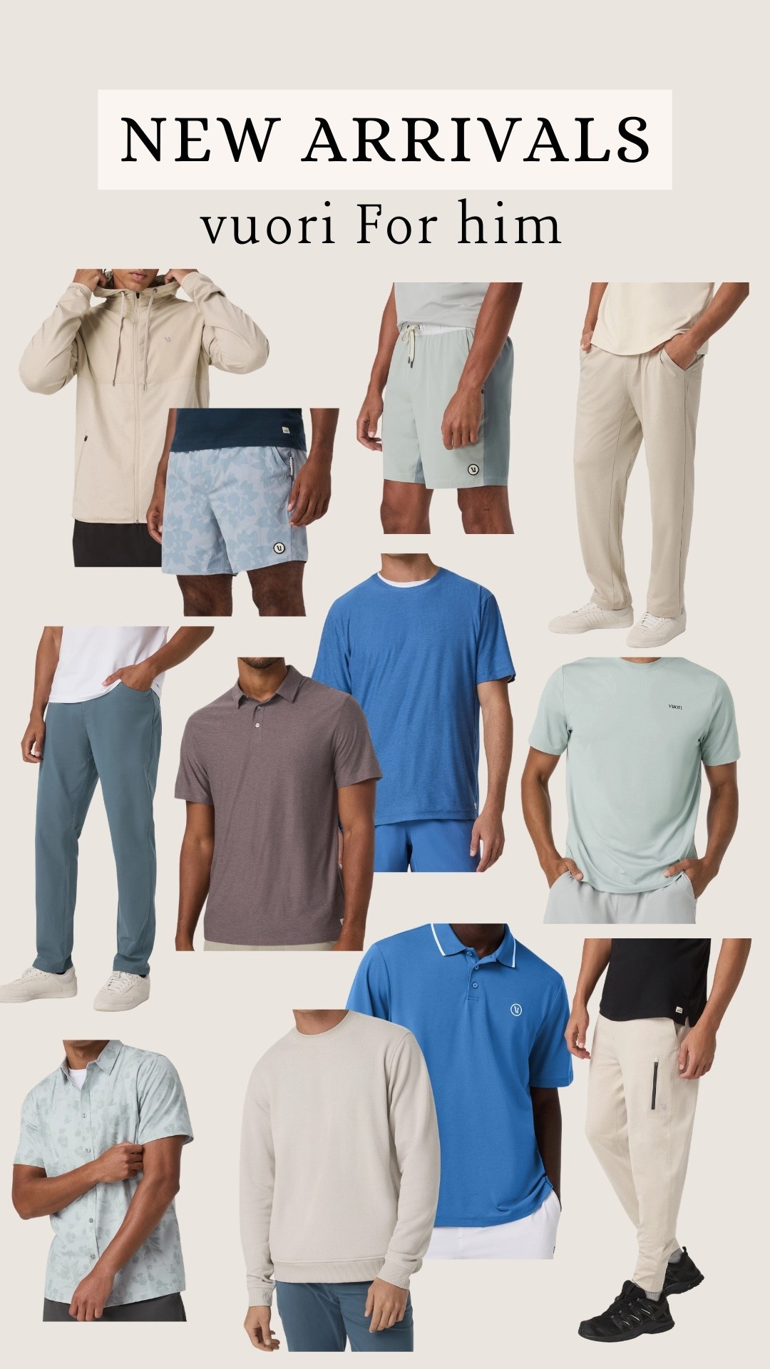 New arrivals for him from Vuori! 

#LTKootd #LTKMens