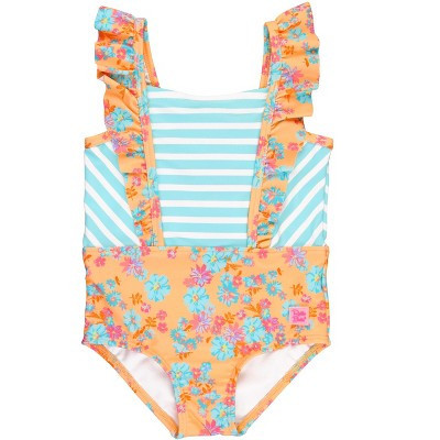 RuffleButts Infant Pinafore One Piece - Vibrant Valley, Size: 2T | Target