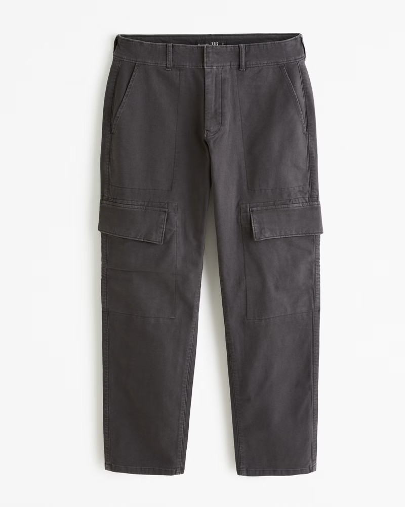Abercrombie & Fitch Men's Canvas Cargo Pant in Charcoal Grey - Size 30 X 30 | Abercrombie & Fitch (US)