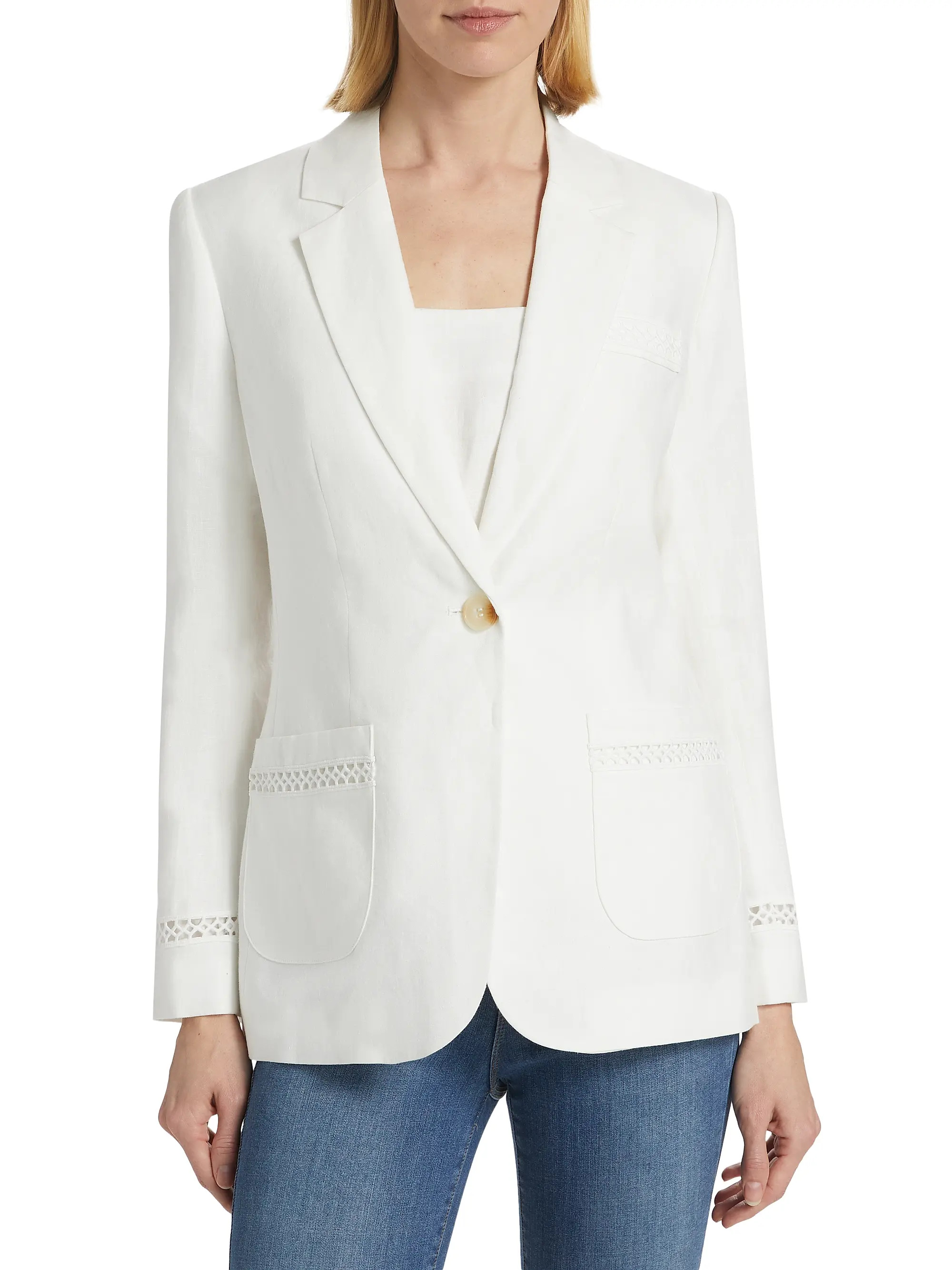 Constance Linen Blazer | Saks Fifth Avenue