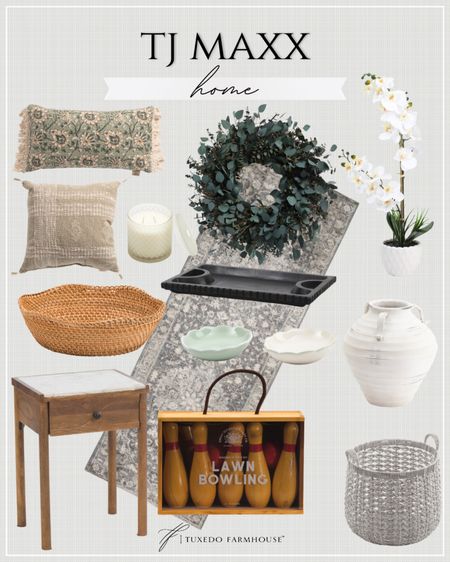 Tj Maxx - Home

New arrivals time!! The lawn bowling looks like such a good time!

Seasonal, home decor, basket, lawn games, rattan, wreath, tray, pillows, runners, accent tables

#LTKActive #LTKSeasonal #LTKHome