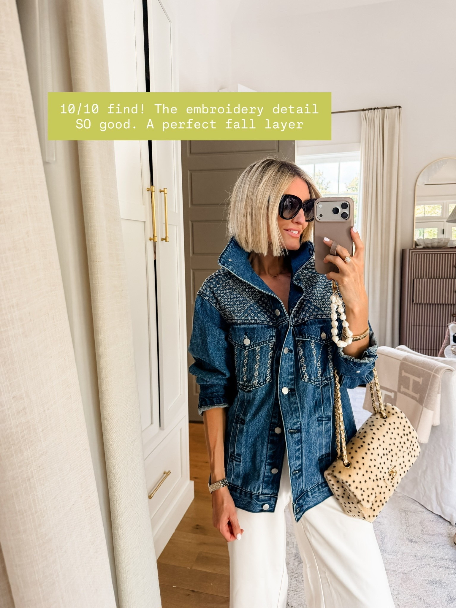 I love the embroidery on this denim jacket! It’s an oversized fit, which I really like! Wearing XS in jacket!

Loverly Grey, Target, denim jacket, fall outfit

#LTKSeasonal