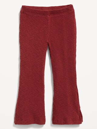 Textured Ribbed Side-Slit Flare Leggings for Toddler Girls | Old Navy (US)