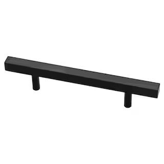 Liberty Square 3-3/4 in. (96mm) Center-to-Center Matte Black Bar Pull P37280C-FB-CP | The Home Depot