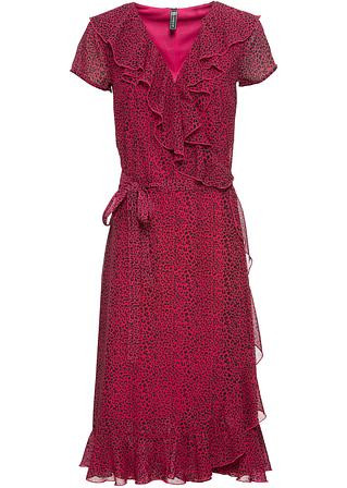Verspieltes Kleid mit Volants - pink - Damen | bonprix | Bonprix DE