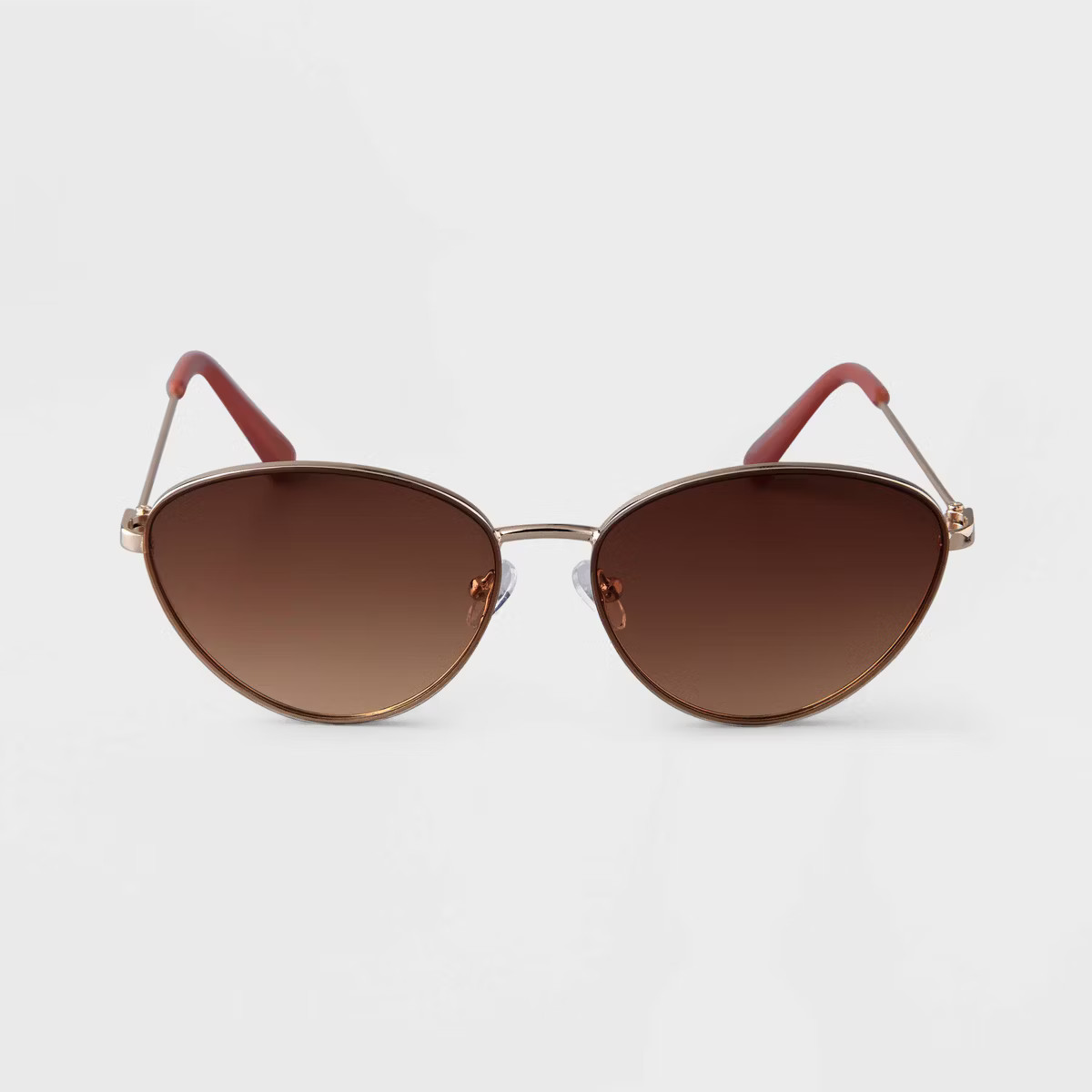 Women's Metal Cateye Sunglasses - A New Day™ Gold | Target