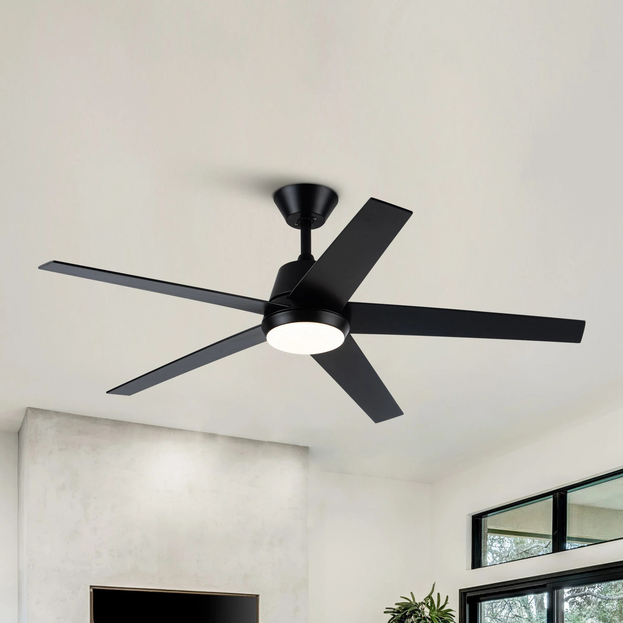 Vaczon 52" 5 - Blade Modern Ceiling Fan with 3CCT LED Lights and Remote Control & Reviews | Wayfa... | Wayfair North America