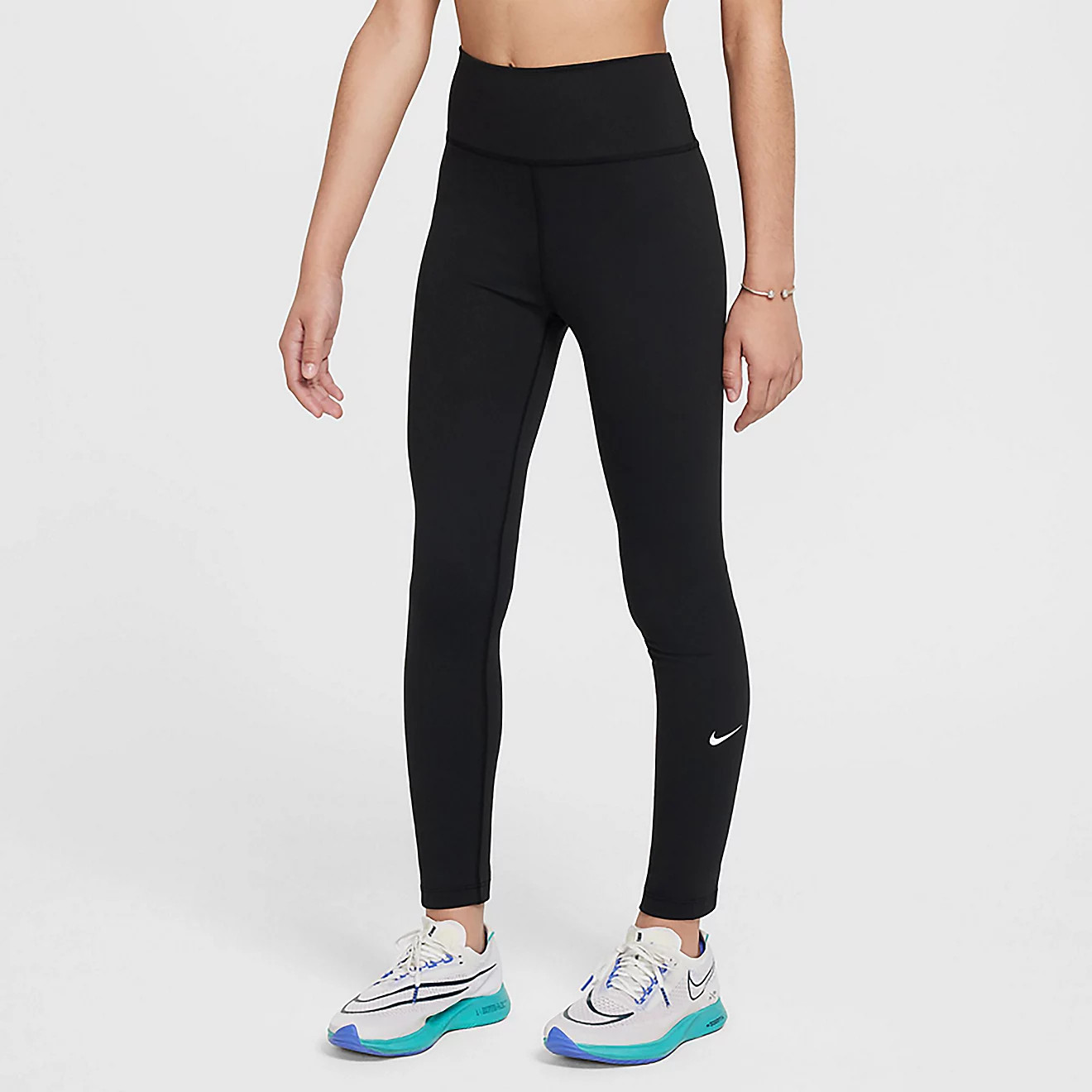 Nike Girls' Dri-FIT One High-Waisted Leggings | Academy Sports + Outdoors