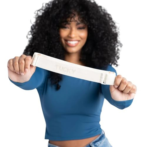 Tucky Elastic Adjustable No-Show Invisible Stretch Belt for Women, Men, and Teens Instantly Tucks Sweaters, Shirts, Latex Free (00-2XL) | Amazon (US)