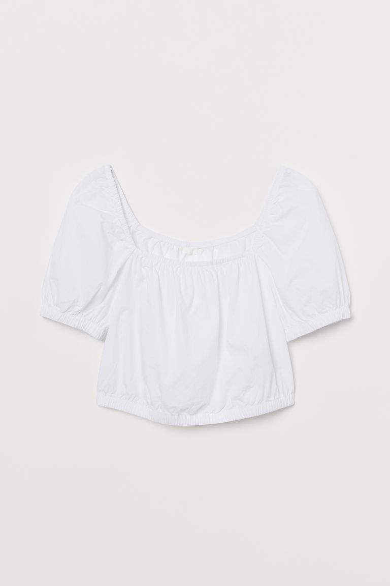 Short Cotton Top | H&M (US + CA)