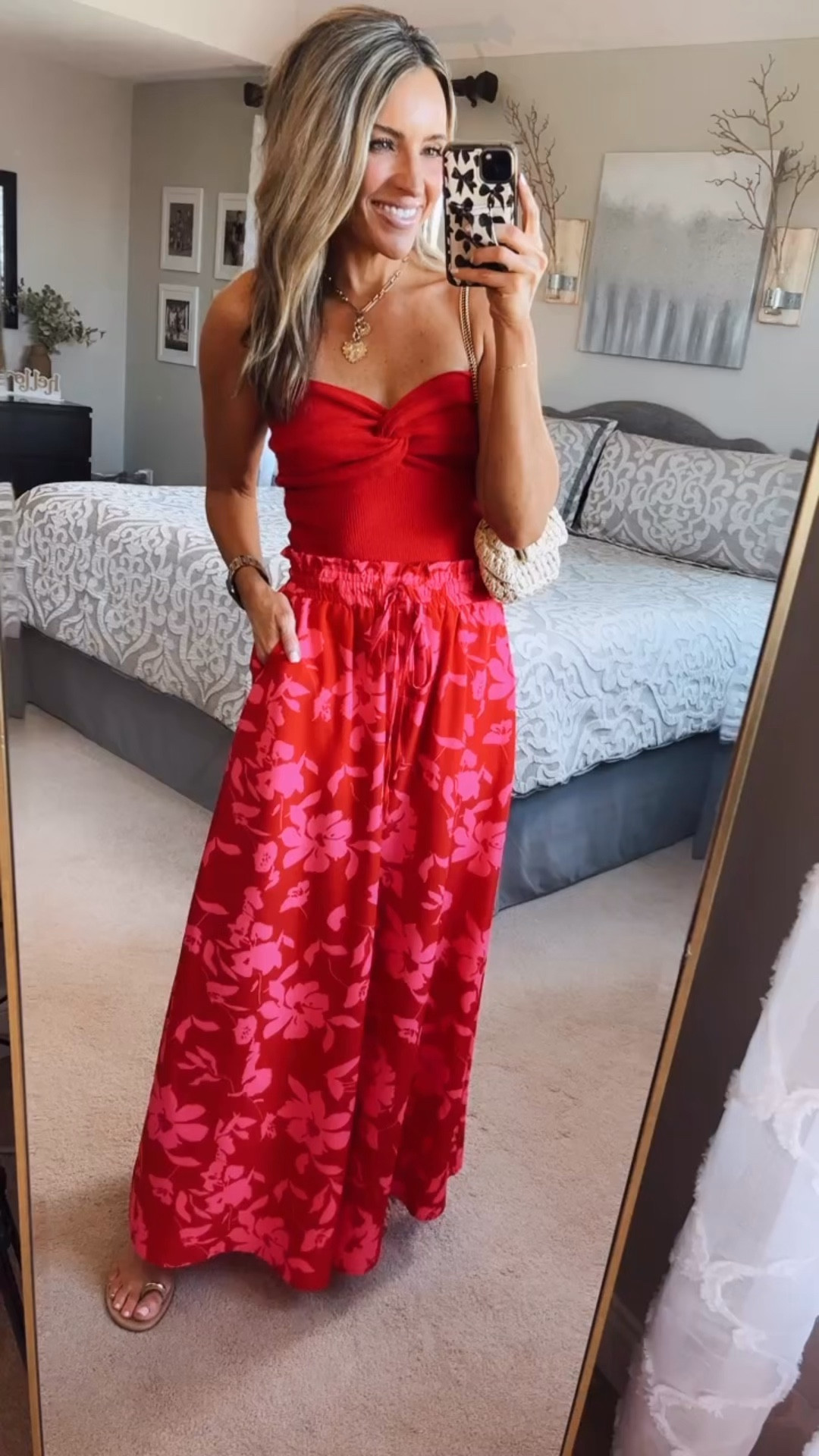 Love these adorable flowy floral pants! Perfect for any summer occasion. Wearing small in pants, xs in top. 

#LTKSaleAlert #LTKootd #LTKSeasonal