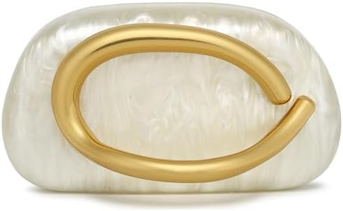 Women Trendy Chain Crossbody Shoulder Bag Handbag Acrylic Wedding Evening Bag Shell Formal Clutch... | Amazon (US)