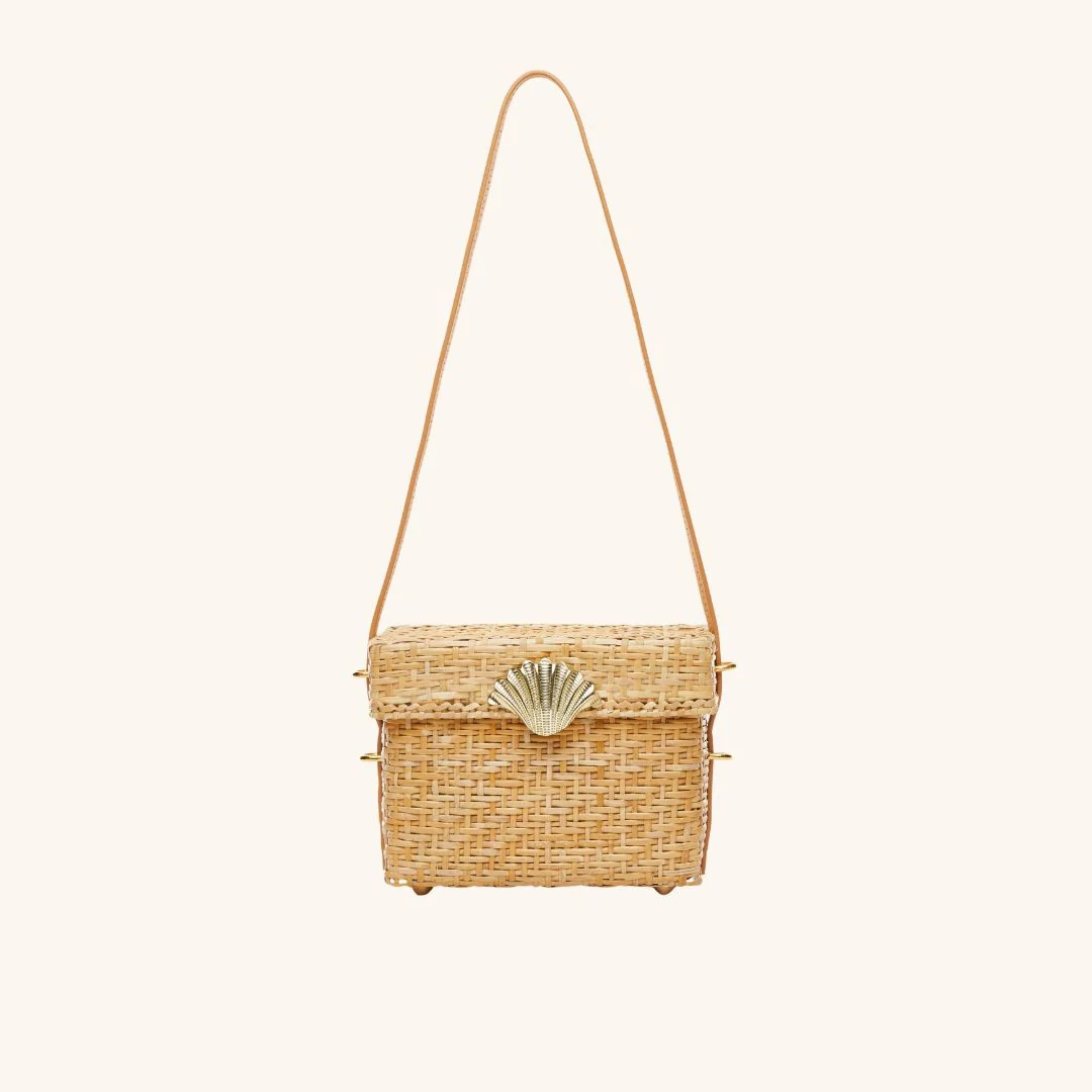 The Box Bag - Natural | Poolside