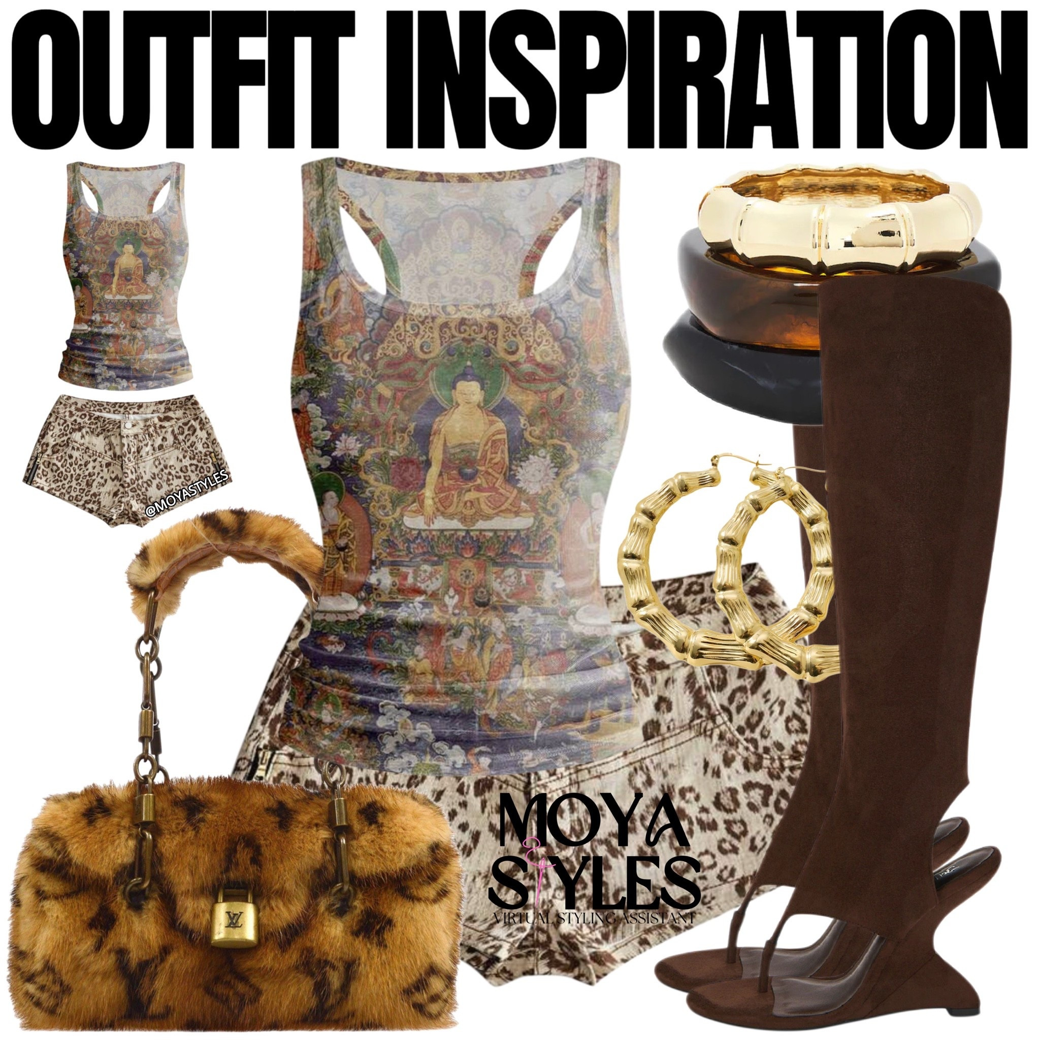 Bamboo Barbie 

The bag is the Louis Vuitton Mink Vision Le Fabuleux Les Extraordinaires

Outfit inspiration by Moya Styles

#LTKootd #LTKgrwm