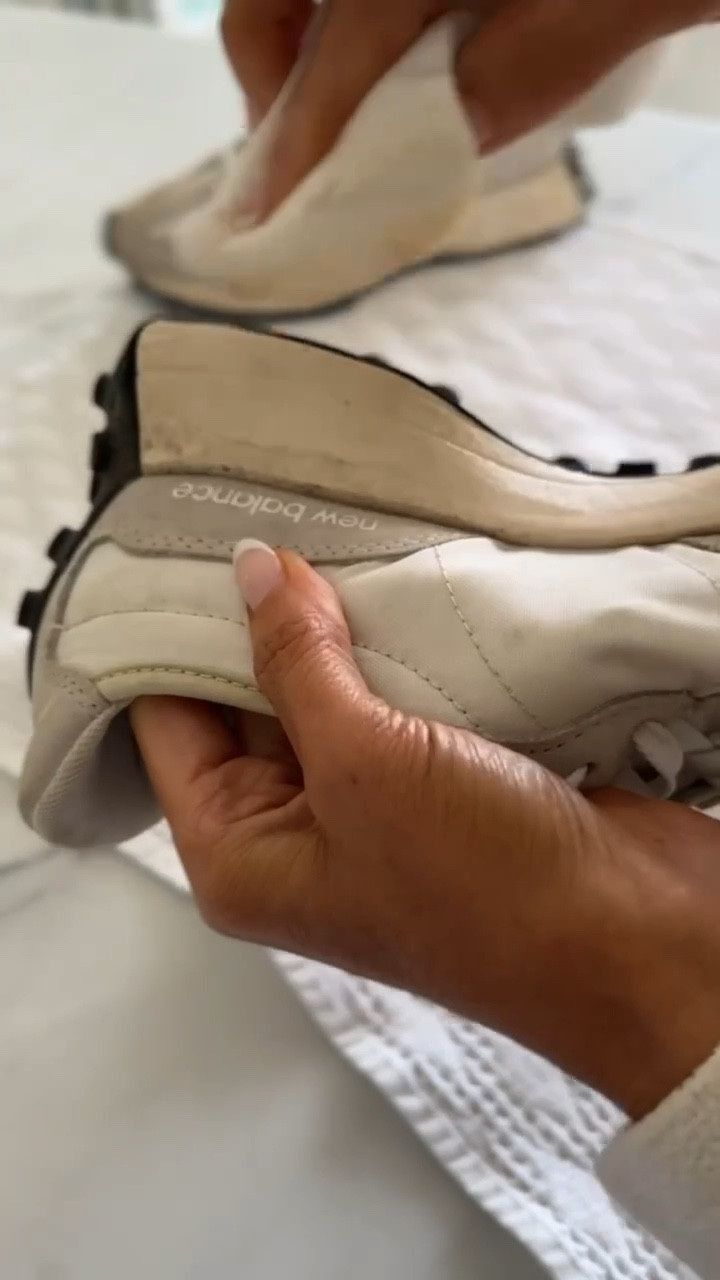 How I clean my sneakers in 5 min! Btw my sneakers are back in stock. One of the comfiest sneakers I own that are also stylish and perfect for everyday✨ StylinByAylin, Aylin, #amazon #sneakers #newbalance

#LTKBeauty #LTKHome #LTKSeasonal