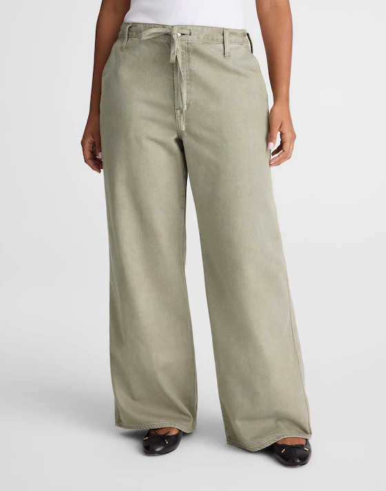 The Curvy Ultimate Wide-Leg Pant in Airy Denim | Madewell