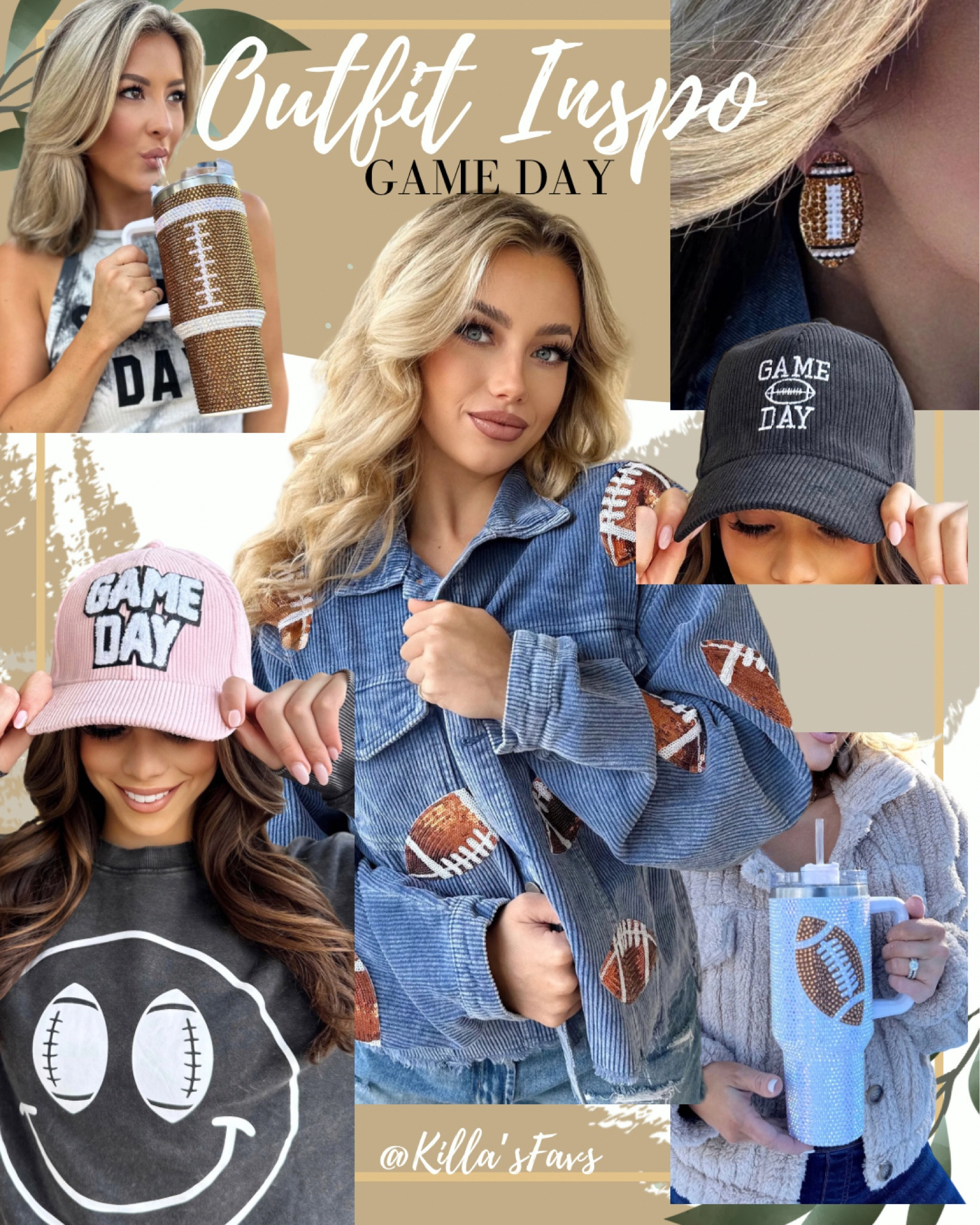 Are YOU ready for the BIG GAME🏈

I’ve found the cutest #gameday apparel to wear no matter what team is playing! Purchase now, in order to ensure delivery by game-day! 

#thebiggame #football #gameday #SuperBowl #superbowloutfit #gamedayfit #gamedayoutfit #rhinestones #tumbler #jacket #hat

#LTKSeasonal #LTKfindsunder50 #LTKparties