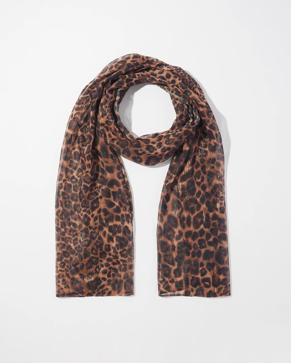 Oblong Leopard Scarf | White House Black Market