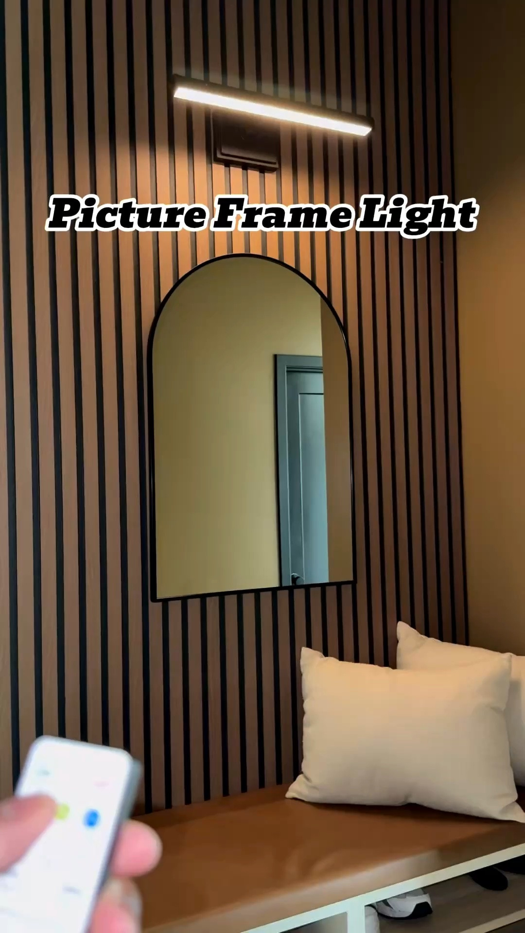 added this rechargeable picture frame light from @Target  in our mudroom 

#diy #mudroom #target #picturelight

#LTKvlog #LTKHome