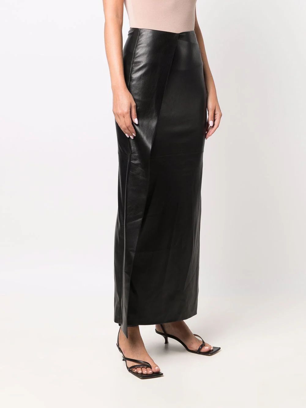 Nanushka side-slit Maxi Skirt  - Farfetch | Farfetch Global