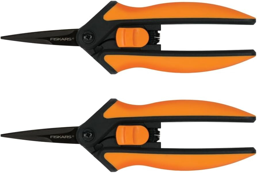 Fiskars Micro-Tip Pruning Snips Garden Clippers - Plant Cutting Scissors with Sharp Precision-Gro... | Amazon (US)