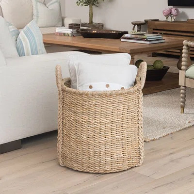 Seagrass Storage Wicker Basket | Wayfair North America