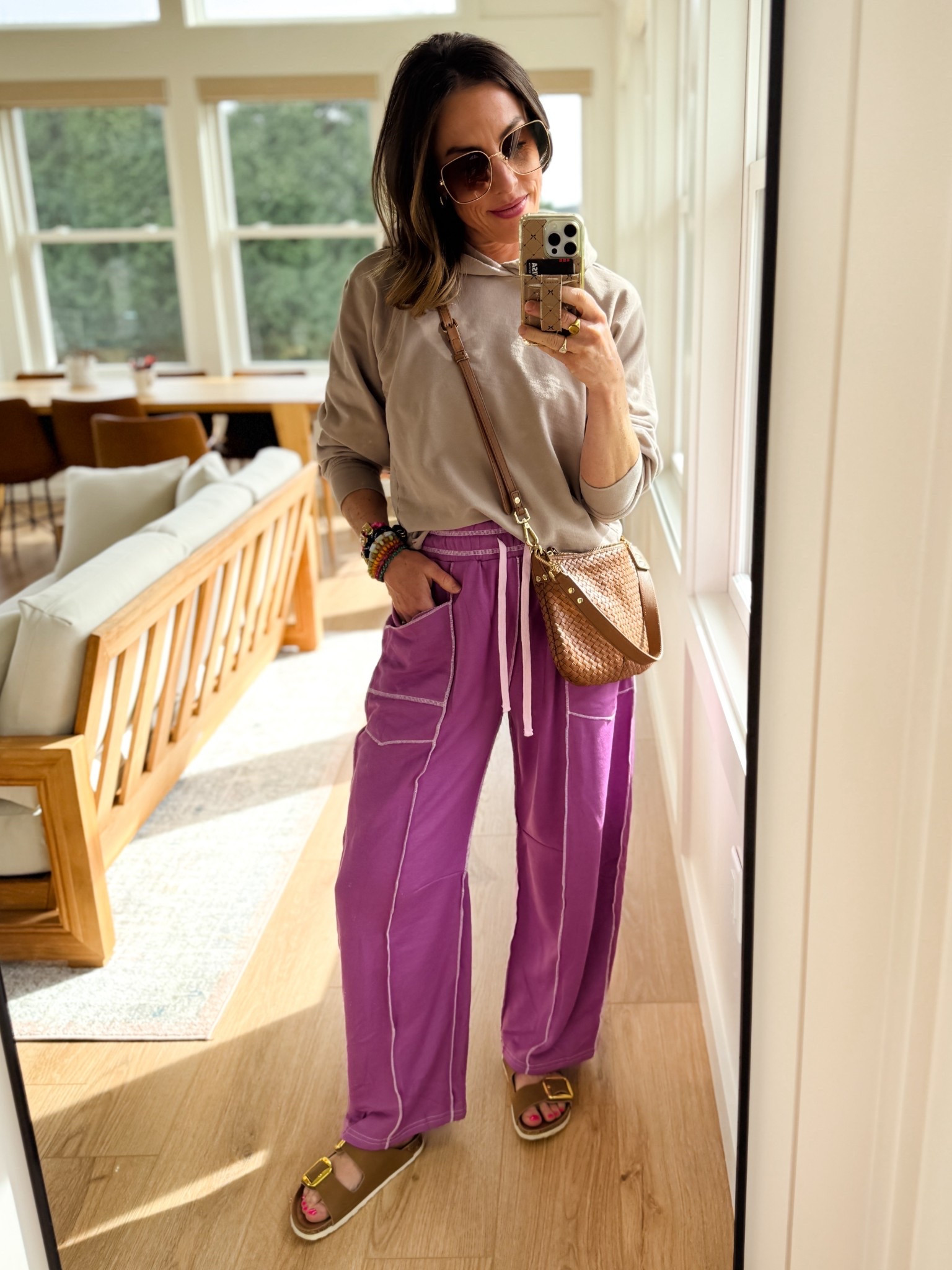 I have these pants in two colors, I love them!! TTS - I’m in an XS
💞💞💞

#LTKgrwm #LTKPetite #LTKOver40