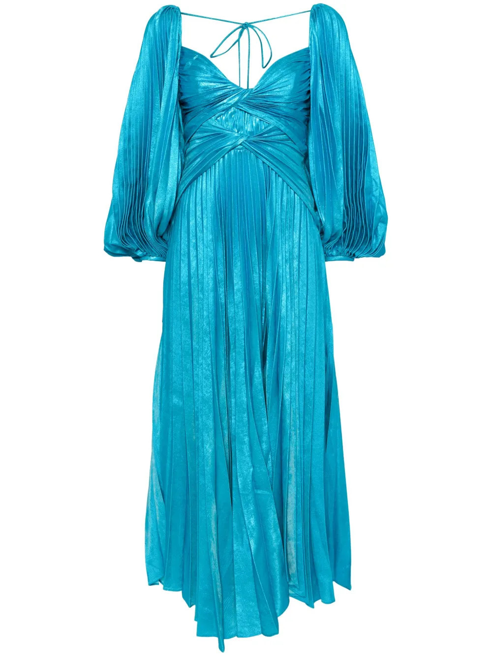 Acler long-sleeve dress - Blue | Farfetch Global