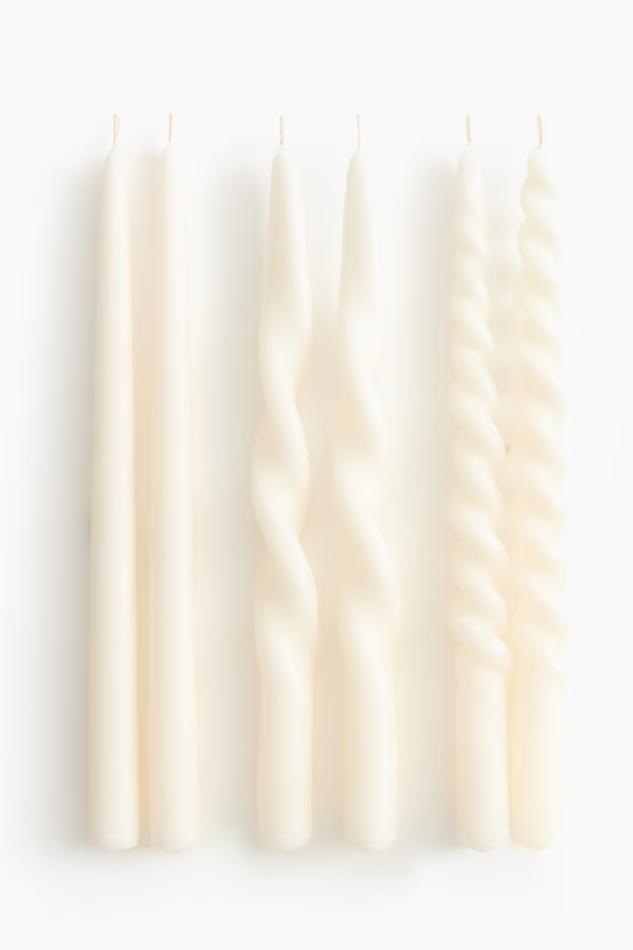 6-pack taper candles | H&M (UK, MY, IN, SG, PH, TW, HK)