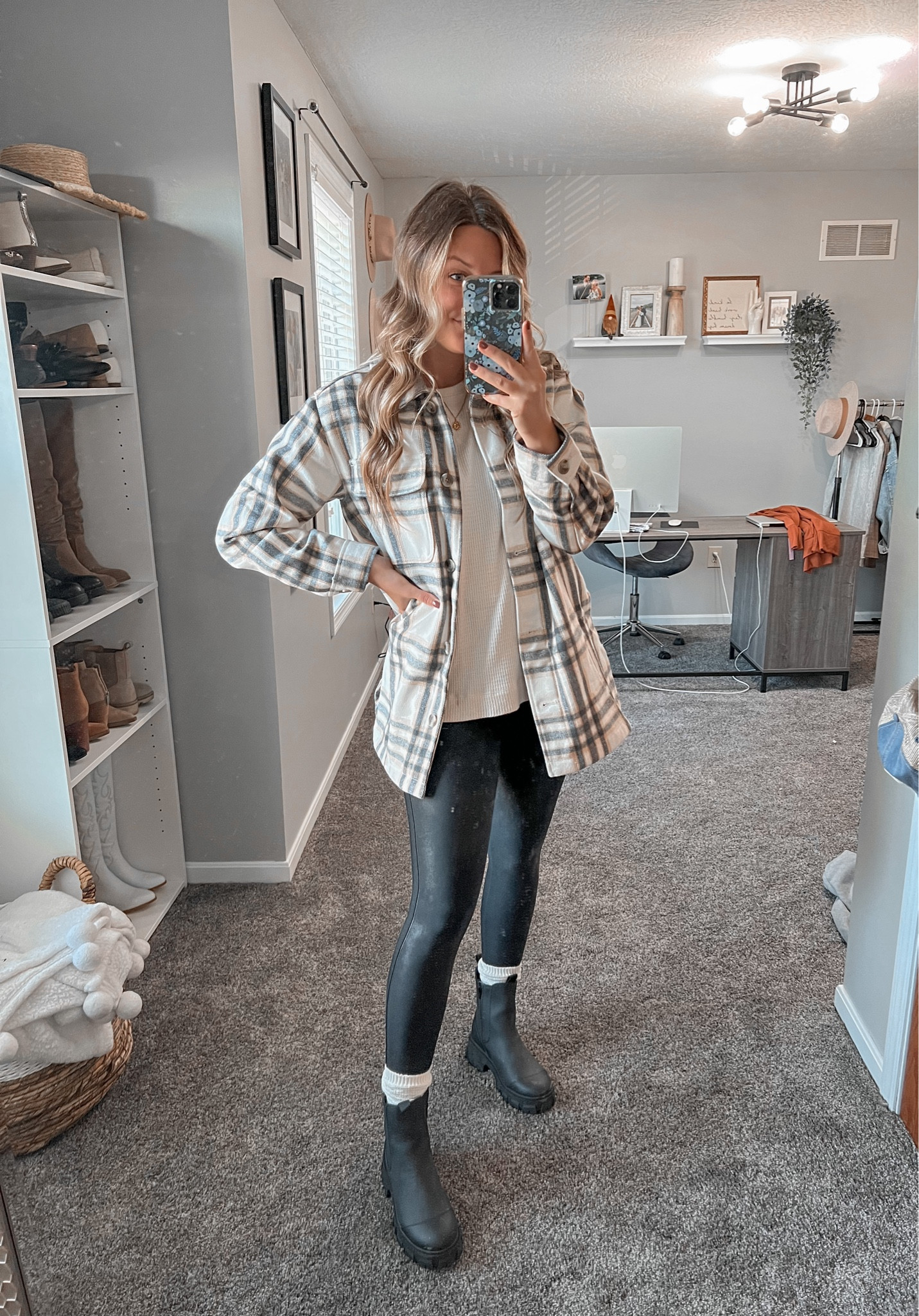 Fall outfit inspiration! 

Jacket: runs a little big, but stayed in my true size (size down if between sizes)
Spanx: runs TTS 
Boots: run TTS 

#LTKfindsunder50 #LTKstyletip #LTKsalealert