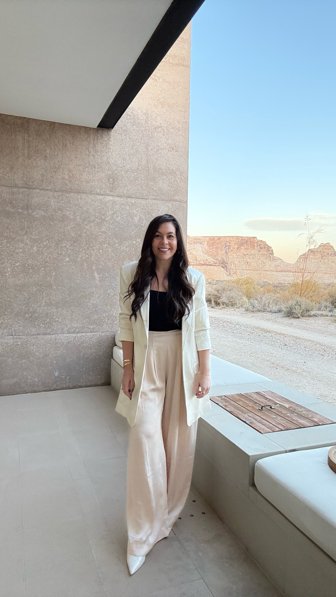 Anniversary dinner outfit at Amangiri, went with touches of white and my wedding shoes and bag. 

#LTKWedding #LTKItBag #LTKTravel
