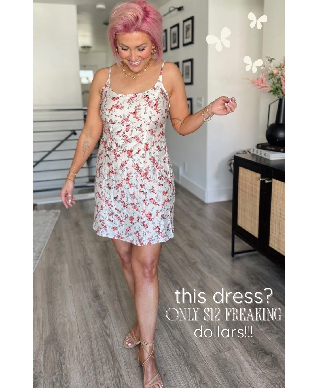 Absolutely ah-dorable $12(!!!!) dress!! (Wearing size 8) 

#LTKSeasonal #LTKFindsUnder50 #LTKSaleAlert