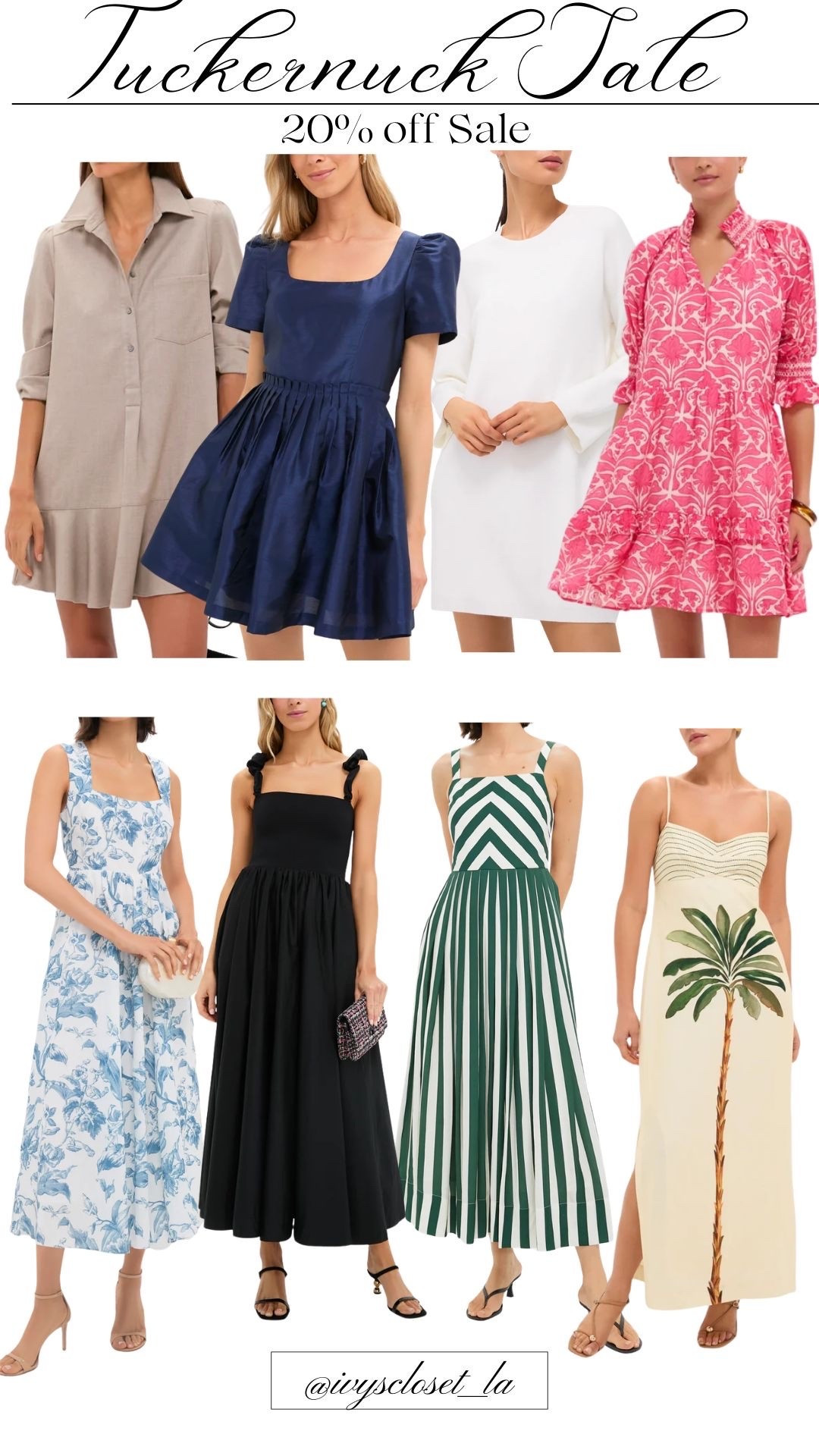 Use promo code: BONUS20 for 20% off sale items at Tuckernuck, summer dresses

#LTKSaleAlert #LTKSeasonal #LTKTravel