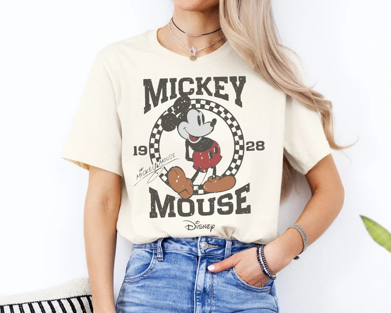 Retro Mickey Mouse Shirt, Vintage Mickey Shirt, Disney Vacation Shirt, Disneyland Mickey Shirt, M... | Etsy (US)