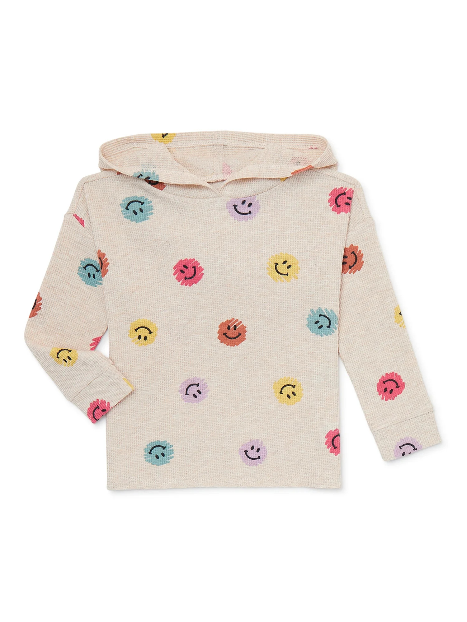 Garanimals Baby and Toddler Girls Long Sleeve Print Hoodie, Sizes 12 Months-5T - Walmart.com | Walmart (US)