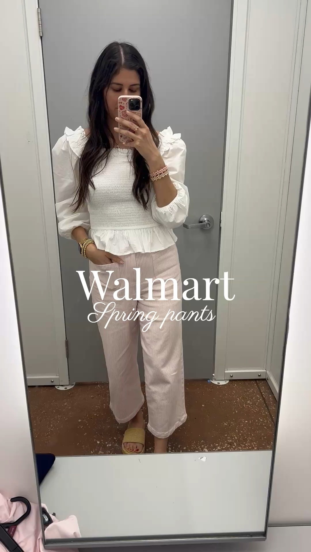 Found these pants at Walmart! Pink stripe pants. 👖 Cute spring outfit. 


#LTKWorkwear #LTKSeasonal #LTKootd