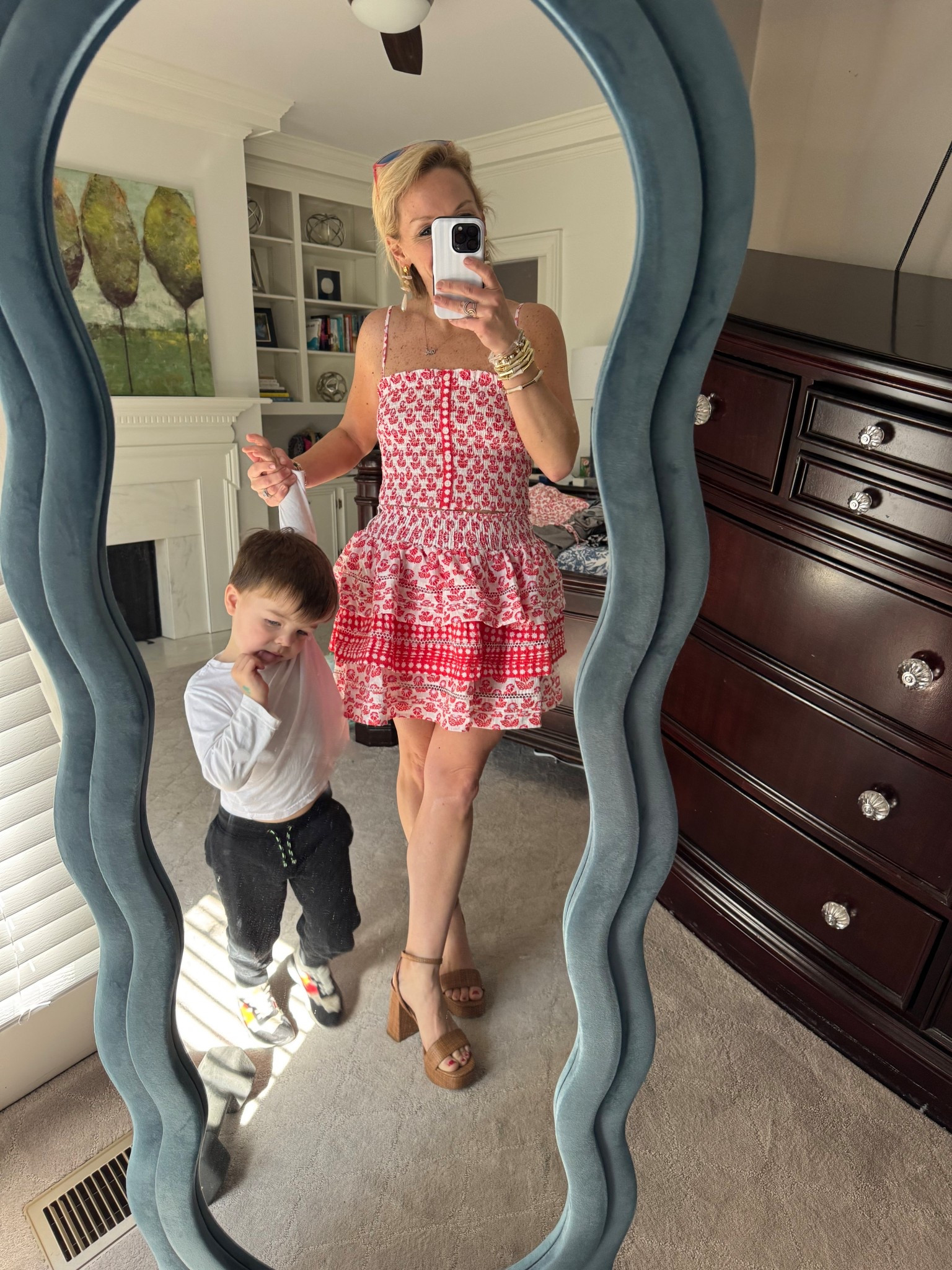 Target x Roller Rabbit (and a non smiling Campbell who also refused to leave mirror)  

#LTKmomlife #LTKgrwm #LTKdayinmylife
