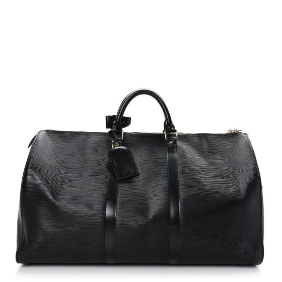 Epi Keepall 50 Black | FASHIONPHILE (US)