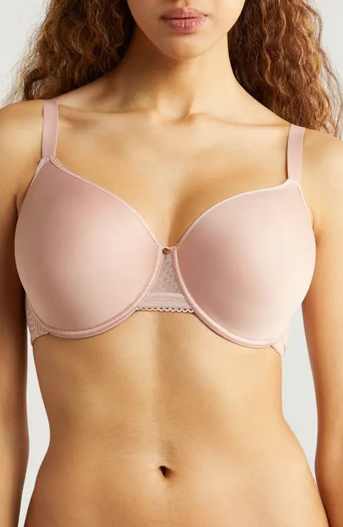 Chantelle Lingerie C Jolie Comfort Convertible T-Shirt Bra in Rose Authentique-Vf at Nordstrom, Size 38E | Nordstrom