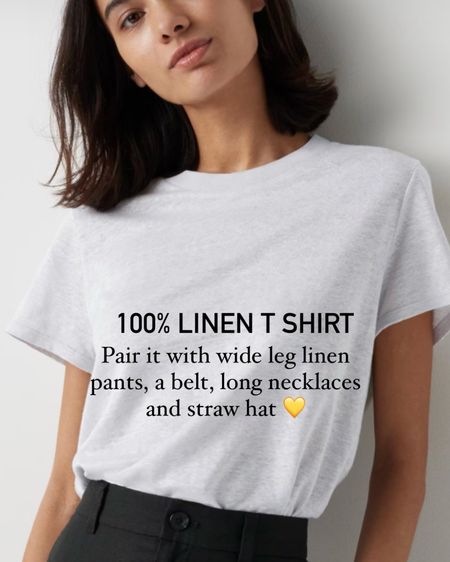Linen t shirt is true to size 
Great for hot summer days



#LTKsalealert #LTKfindsunder50 #LTKover40