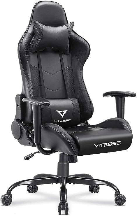 Vitesse Gaming Chairs for Adults,Black Gamer Chair for Kids,Sillas Gaming,Ergonomic Comfortable P... | Amazon (US)