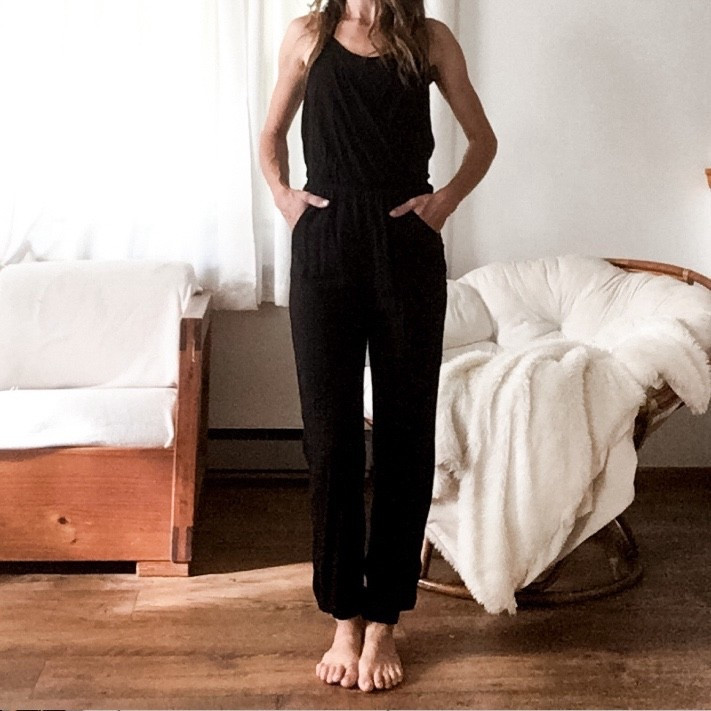 Black romper for Fall 🍂 
Such a cute & versatile basic! 

#outfitideas 
#falloutfits 

#LTKSeasonal #LTKHalloween #LTKStyleTip