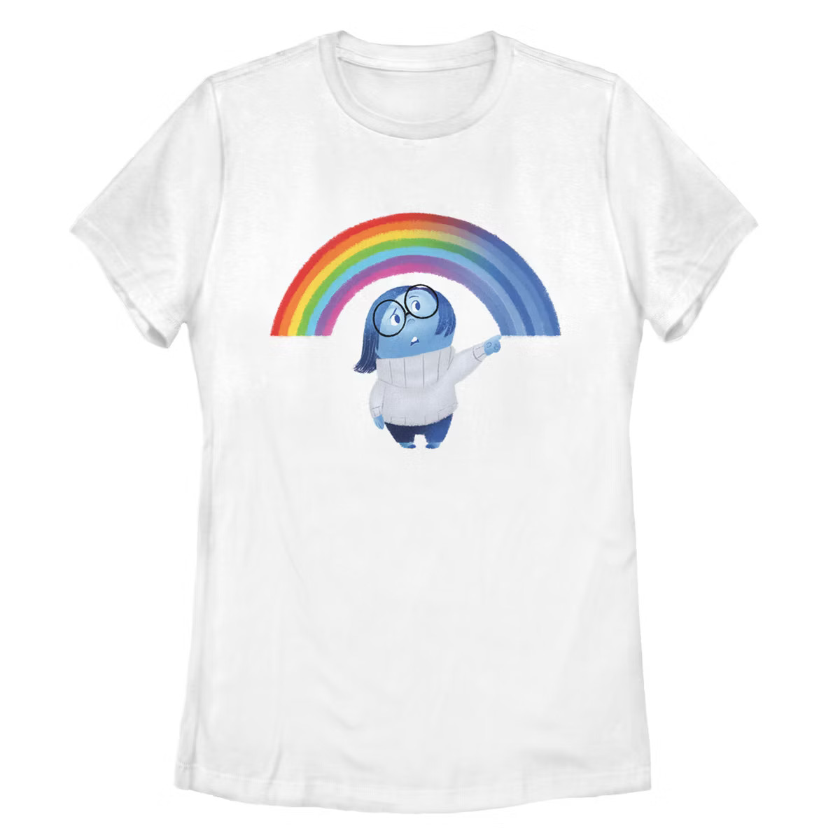 Women's Inside Out Sadness Rainbow T-Shirt | Target