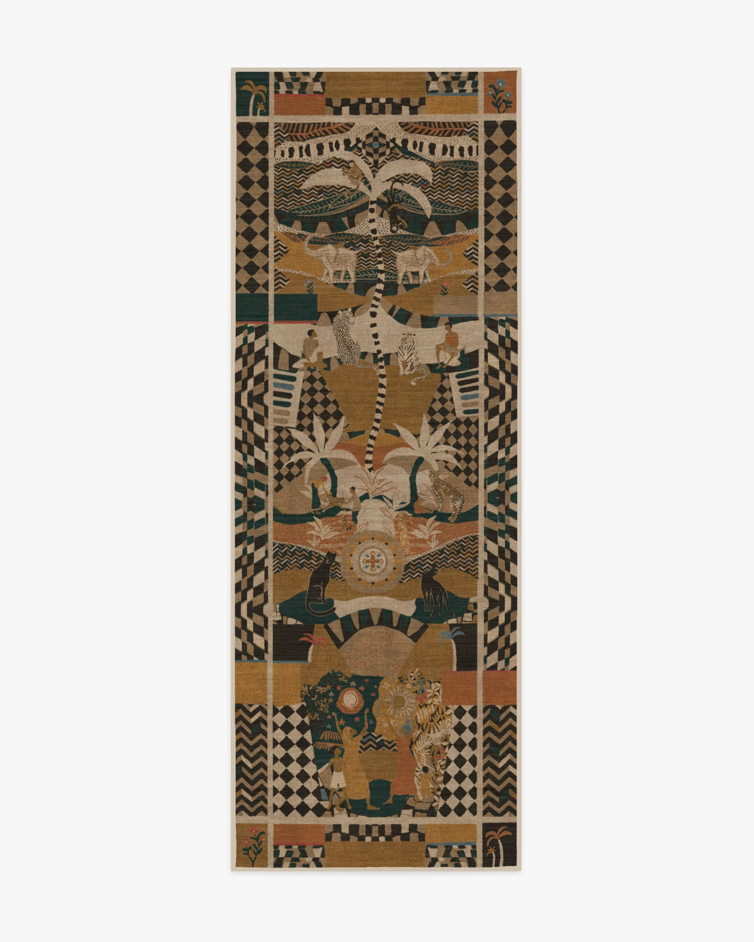 Architectural Digest La Joie Natural Multicolor Tufted Rug | Ruggable