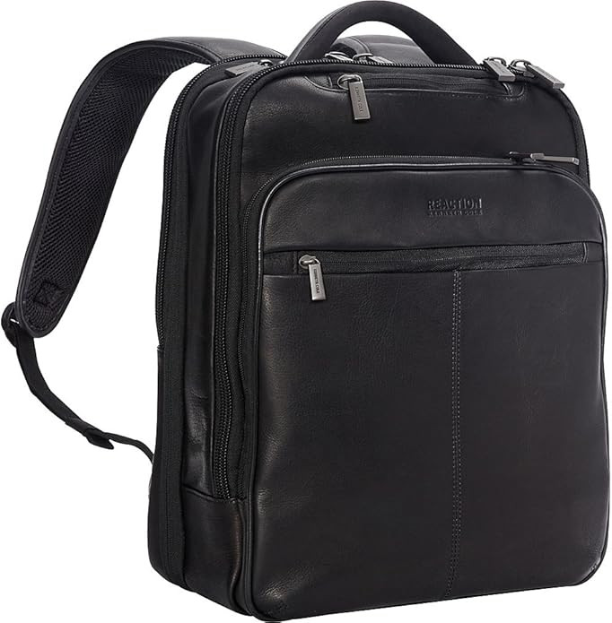 Kenneth Cole REACTION Out Of The Bag Manhattan Colombian Leather RFID 15.6" Laptop Briefcase | Amazon (US)