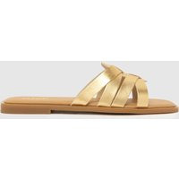 schuh Tallie Mule Sandals in Gold | Schuh