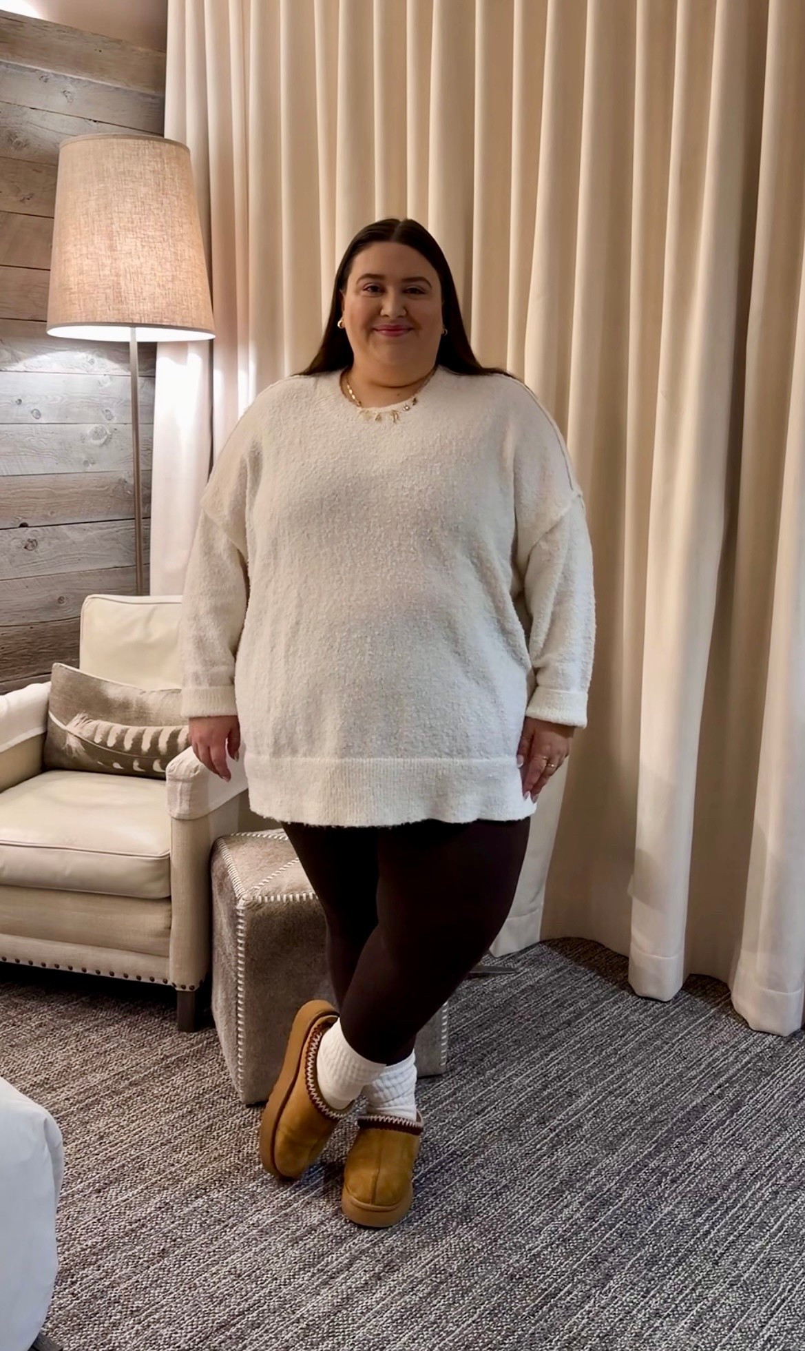 I sized up to a 4x in this cozy sweater for more of an oversized look🥰 leggings in a 3x!

#LTKFindsUnder100 #LTKPlusSize #LTKMidsize